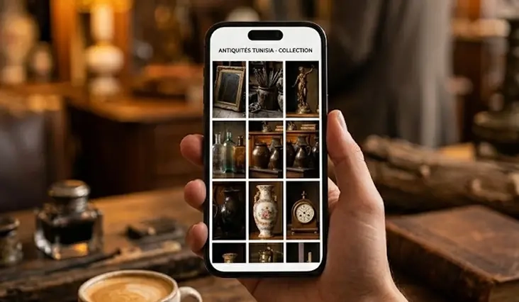 Fil Instagram de la brocante affichant les nouvelles trouvailles